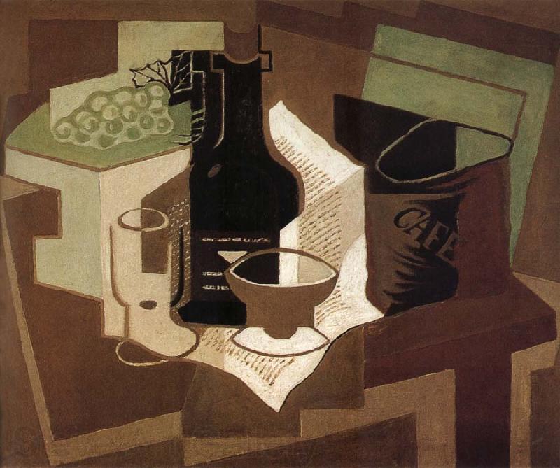 Juan Gris The Coffee in bag Norge oil painting art